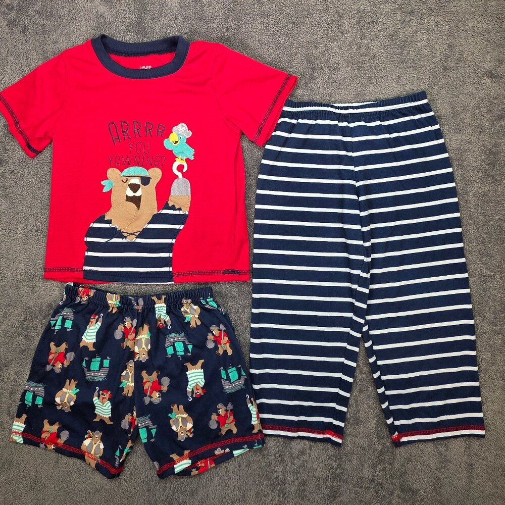 Just One You Carter’s Pirate Bear Pajama Set 4T 3pc set
